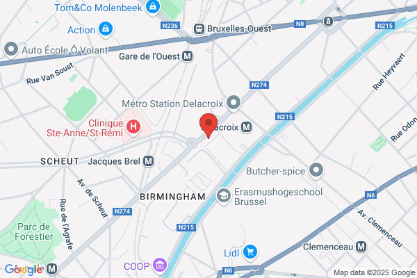 Basic-Fit Brussels Anderlecht Rue Birmingham 24/7