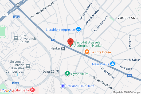 Basic-Fit Brussels Auderghem Hankar