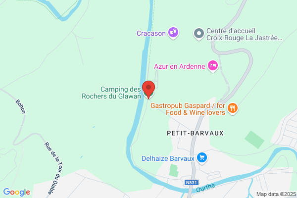 Camping Des Rochers Du Glawan Sprl