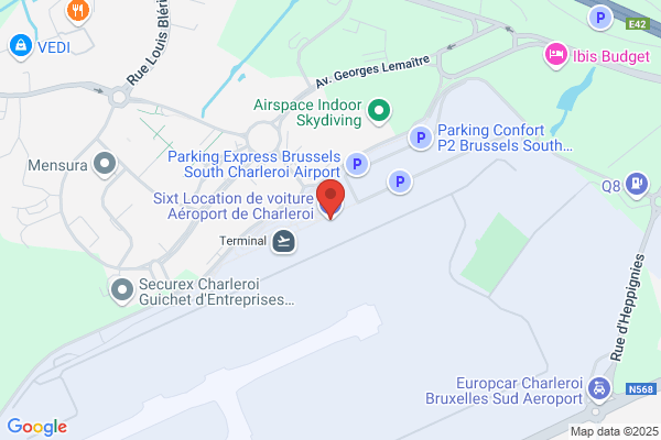 Sixt Autoverhuur Charleroi Luchthaven