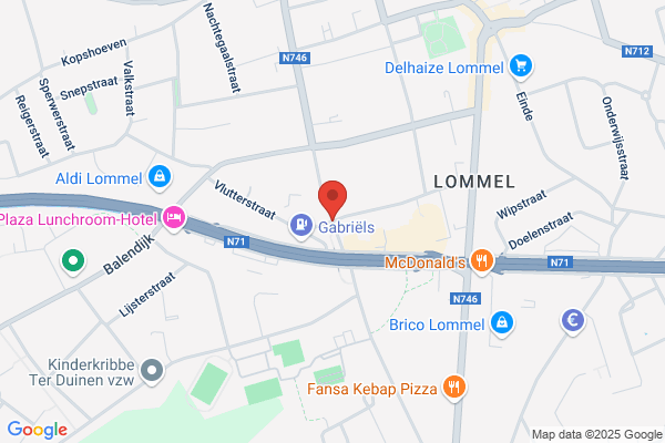 45° Noord