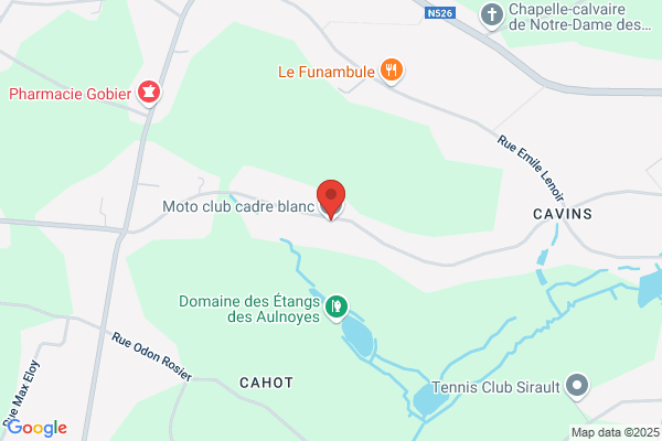 Moto Club Cadre Blanc